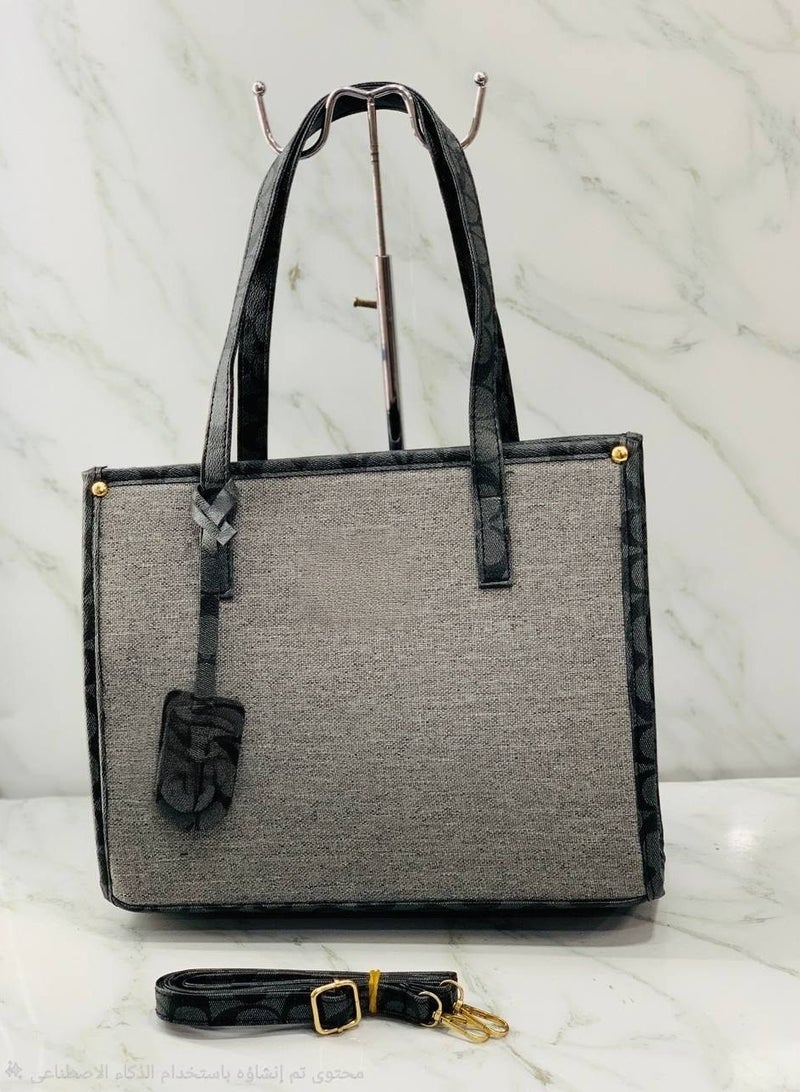 Women’s Fabric Handbag & Crossbody with Handle – Casual & Practical Design - Image 1