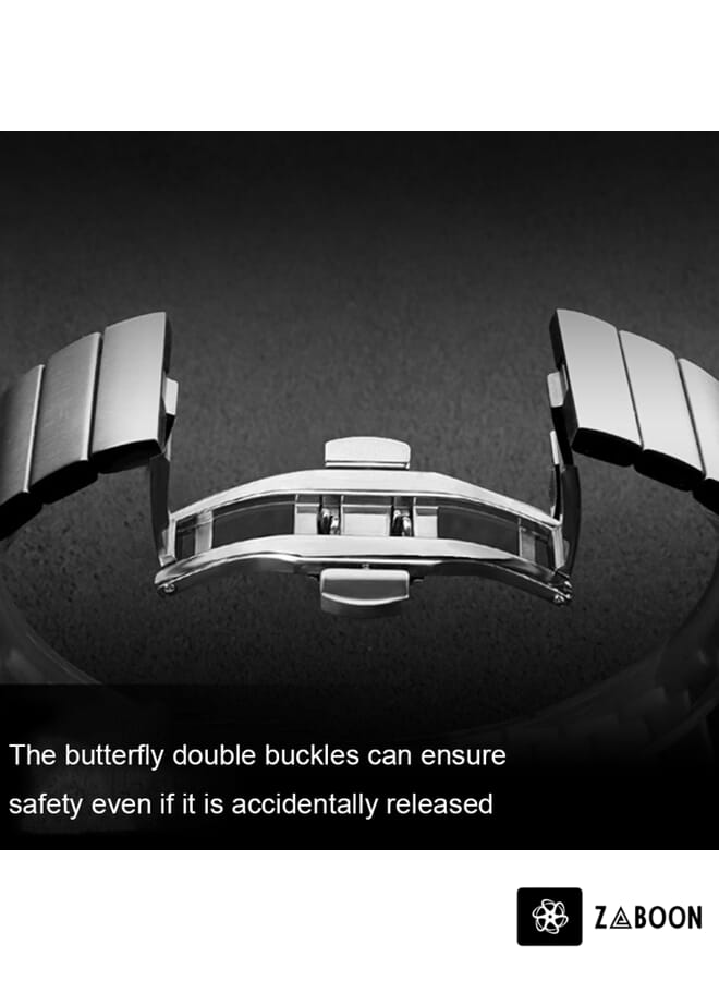 Zaboon Honor Watch GS 3 22mm One-bead Steel Butterfly Buckle Watch Band - Image 5