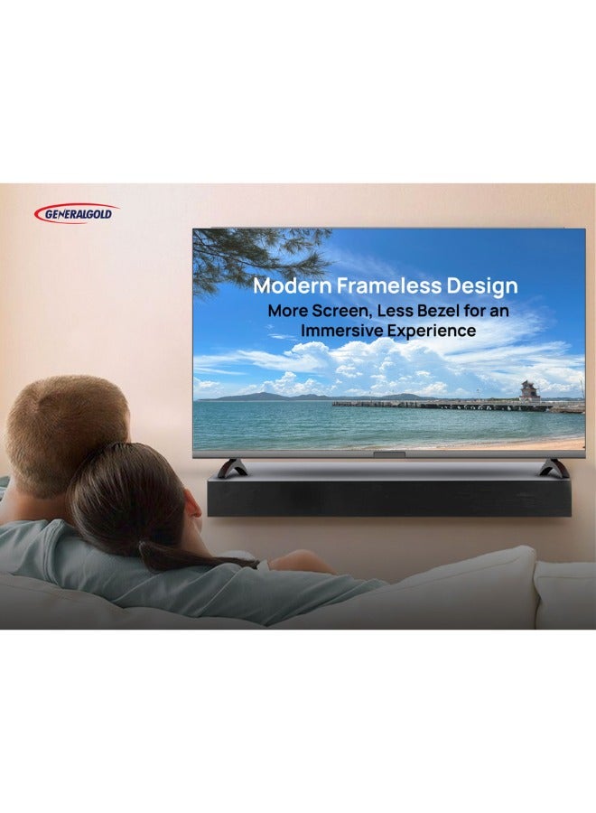 GeneralGold General Gold 32" TV HD, LED  ATV, Frameless Design, HDTV 32 inch 2024 New Model 2 Years Warranty, 2 x USB, 3 x HDMI, 2x 8W Built-in Speakers - Image 4