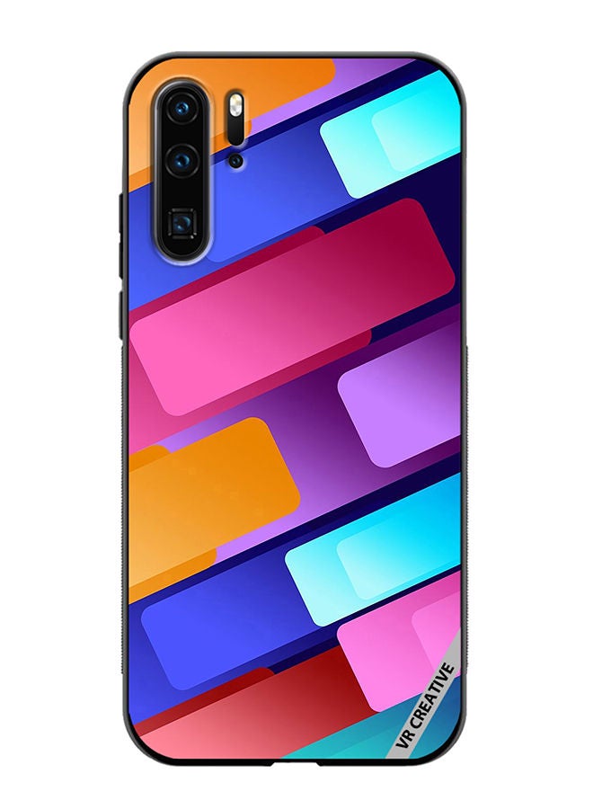 VR CREATIVE Protective Case Cover For Huawei P30 Pro Abstract Design Multicolour - Image 1