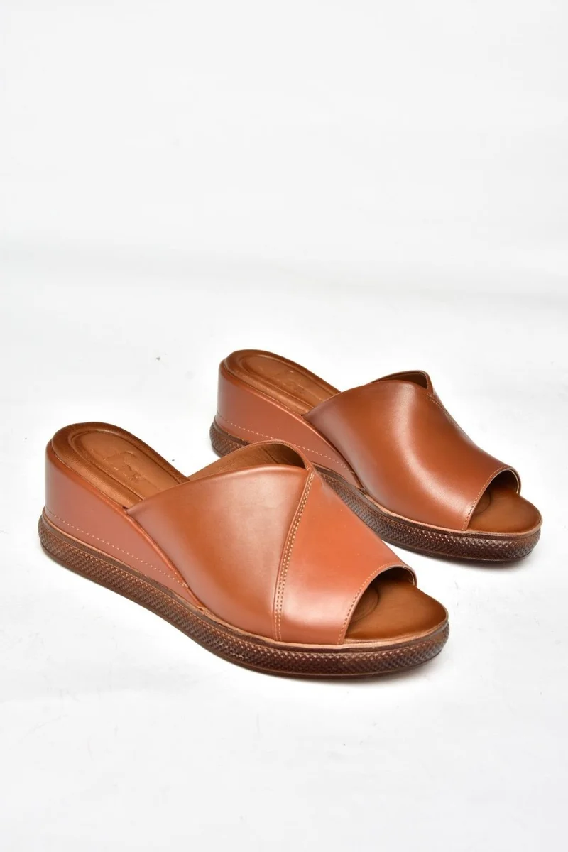 Fox Shoes S674306809 Tan Padding Sole Women's Slippers