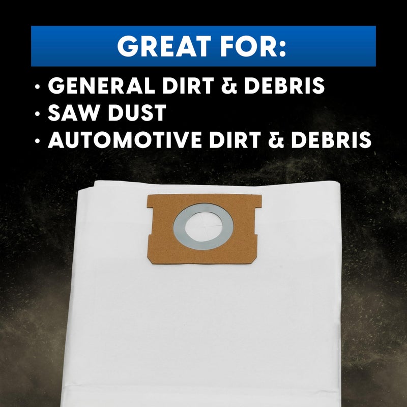 Vacmaster 8-10 Gallon Standard Dust Bags â€“ 3 Pack â€“ VDBM - Image 3