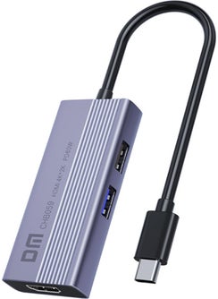 DM CHB059 Type-C To 4K H I 2*usb-A Pd 60W SD and Micro SD Card Reader Multiplexer Hub  - Image 1