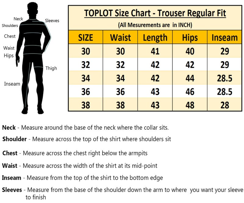 TOPLOT Men's Formal Trouser | Regular Fit Design | Structured Look Finish | Comfortable Waistband | Clean Styling | Elegant Wear | Perfect for Office, Formal & Business Wear (5222_34_Lavender) - Image 2