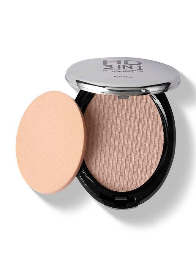 RENEE PRO HD 3 In 1 Compact,Concealer, Foundation - Gres, SPF 20, Matte Finish, High Coverage, Ultralight & Silky Smooth Finish, Enriched With Vitamin E, C & Aloe Vera - 9 Gm - Image 2