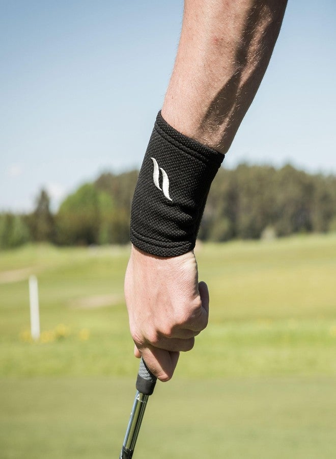 باك أون تراك دعامة معصم Back on Track Physio قابلة للتمدد في أربعة اتجاهات 1307 بتقنية Welltex، أسود، صغير - Image 3