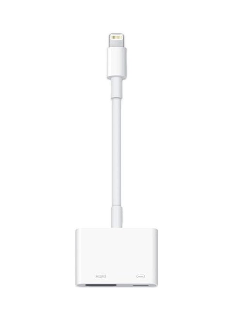 Lightning To HDMI Digital AV Adapter For Apple White