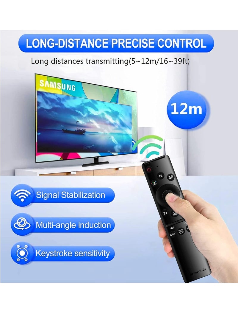 ELTRAZONE Replacement Remote for Samsung Smart TV - Siawclub Universal Remote Control for HDTV, 4K UHD, QLED, LCD TVs with 3 Shortcut Buttons - Includes Battery - Image 3