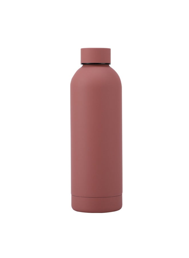 304 Stainless Steel Thermos Cup Large Capacity Outdoor Frosted Sports Water Cup High Color Value American Small Mouth Bottle