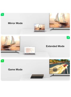 ماركة غير محددة كابل HDMI 2M، كابل HDMI عالي الدقة، يدعم السرعة العالية 1080P 2160P، 4K UHD للكمبيوتر الشخصي، مشغل الألعاب، صندوق الإعداد، شاشة LCD، تلفزيون، شاشة، جهاز عرض - رمادي  - Image 2