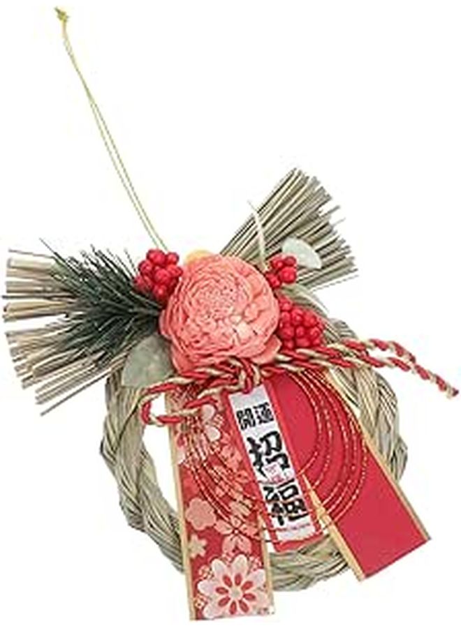 Japanese Style Wall Hanging Wreath Home Car Decorative Garland for Festivals and Parties - Image 1
