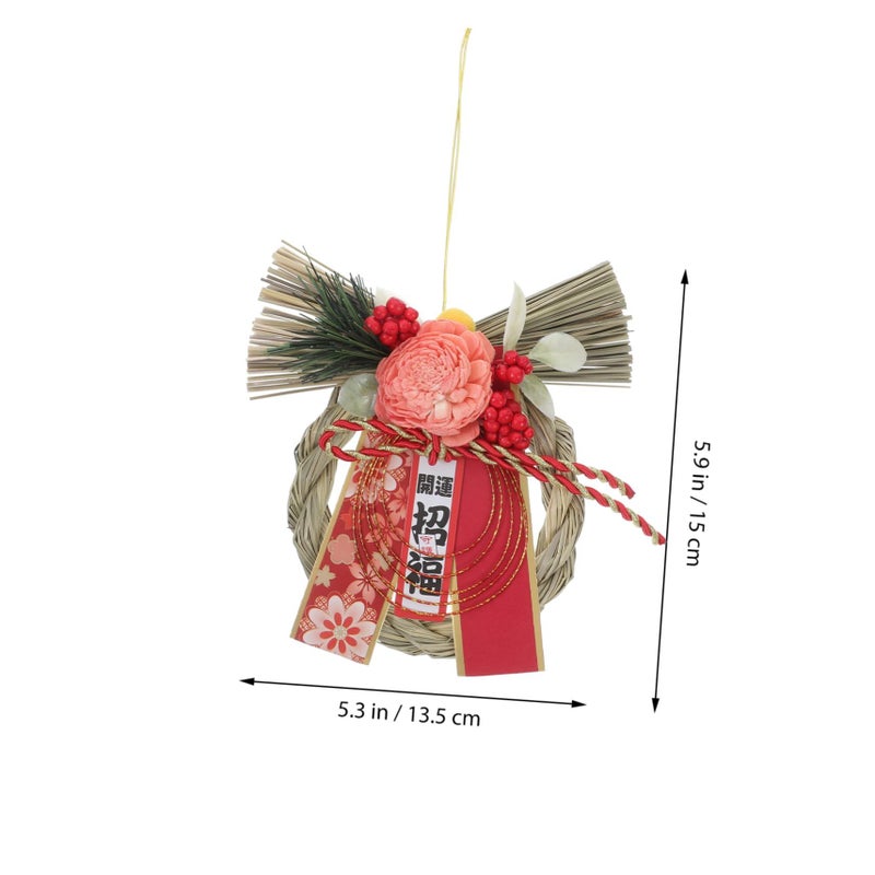 Japanese Style Wall Hanging Wreath Home Car Decorative Garland for Festivals and Parties - Image 3