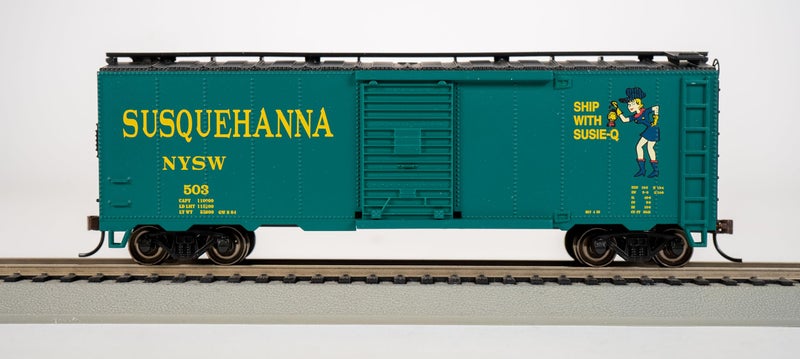 Bachmann Industries HO Scale 40' Box Car New York, Susquehanna and Western (Suzy Q) - Image 2