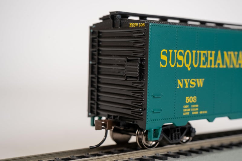 Bachmann Industries HO Scale 40' Box Car New York, Susquehanna and Western (Suzy Q) - Image 5