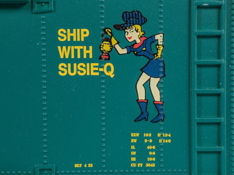 Bachmann Industries HO Scale 40' Box Car New York, Susquehanna and Western (Suzy Q) - Image 3