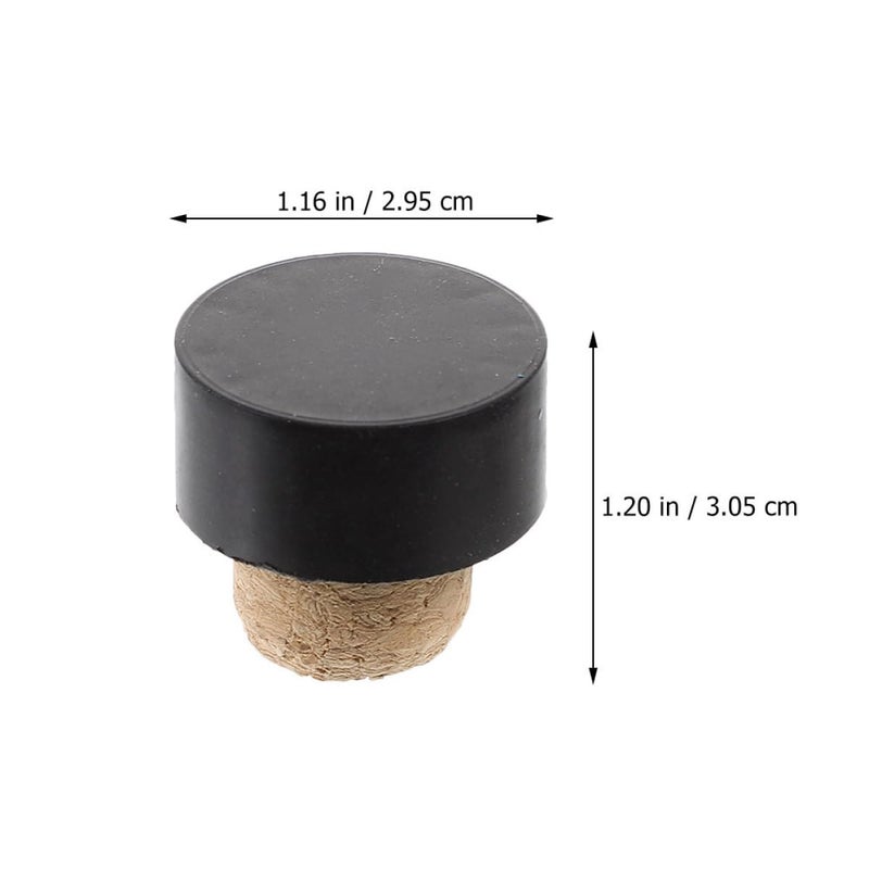 10 Pcs T Shaped Wine Bottle Stoppers Synthetic Oak Wood Sealing Plugs for Beer Bar Tools - Image 3