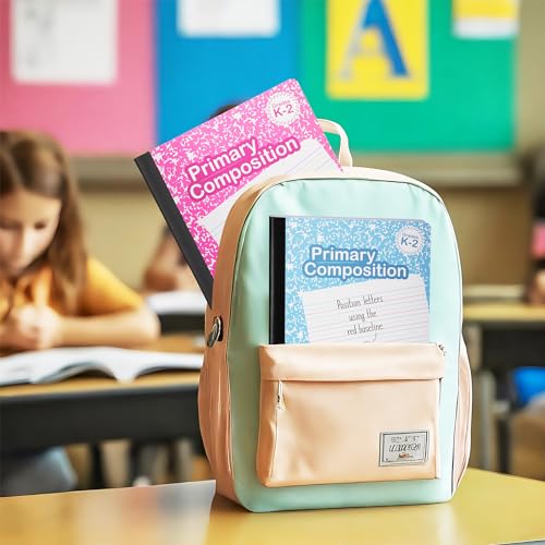 Manaloom Primary Composition Notebooks K-2-2 Pack, 200 Pages (100 Sheets) Primary Composition Notebook for Kids - 9-3/4 x 7-1/2 - Primary Ruled, 2 Pack - Image 3