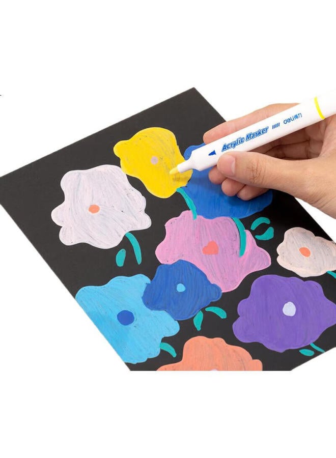 Deli Children'S 36-Color Acrylic Markers, Drawing Pens, Art Supplies For Boys And Girls, Toys, Birthday Gifts - Image 3