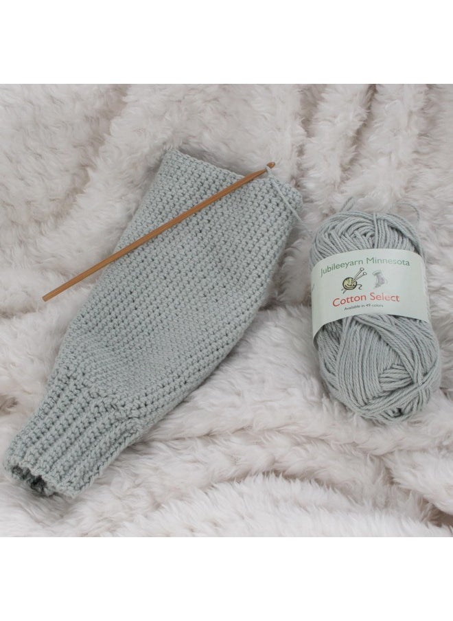 BambooMN - Jubileeyarn Cotton Select Yarn Sport Weight 50G/Skein Shades Of Blue 4 Skeins - Image 1