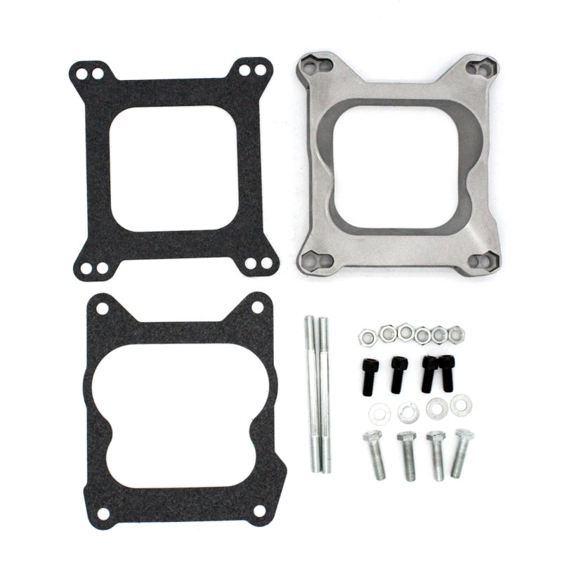 Carburetor Adapter Holley to Quadrajet Q-Jet Spread Bore Square Bore Edelbrock - Image 1