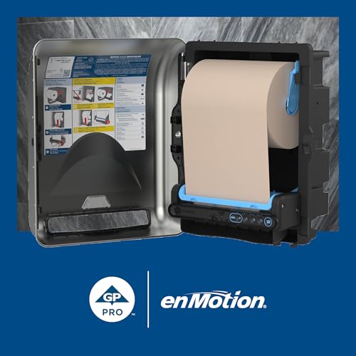 enMotion Georgia‑Pacific (by GP PRO) 8 in 700 Linear Feet Recycled Paper Towel Roll, Brown, 6‑Roll Case Paper Towel Rolls, 89440 - Image 3