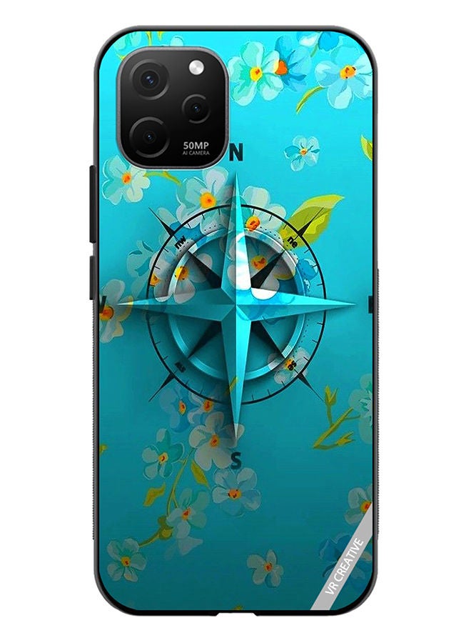 VR CREATIVE Protective Case Cover For Huawei Nova Y61 Compass Design Multicolour - Image 1