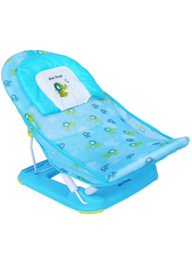 1st Step Baby Bather With 3 Level Recline And Anti Skid Base (Blue) - Image 1