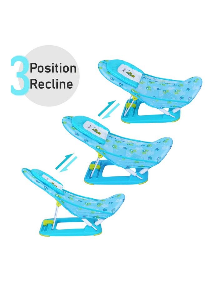 1st Step Baby Bather With 3 Level Recline And Anti Skid Base (Blue) - Image 5