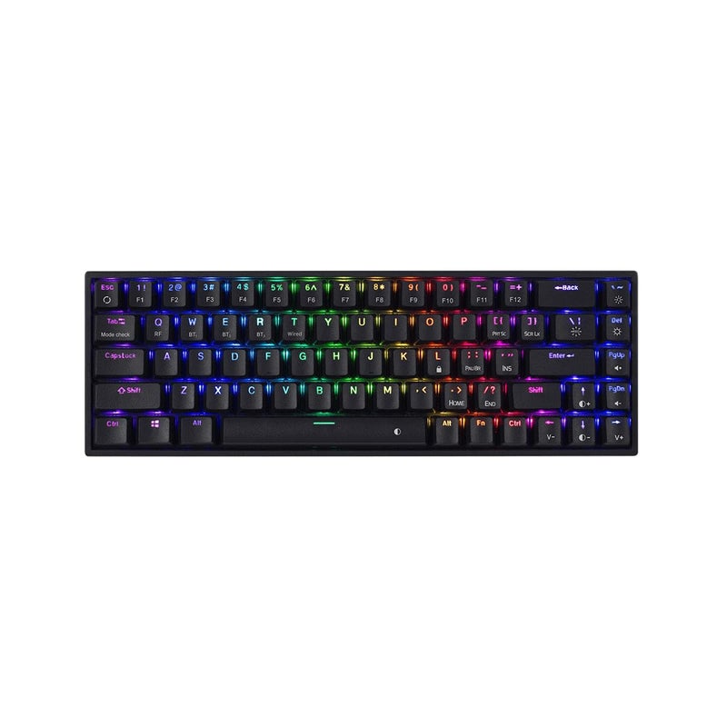 Cosmic Byte CB-GK-40 Artemis 3 Modes WiFi + Bluetooth + Wired Mechanical Keyboard with Outemu Blue Swappable Switches, Software Support, 1000Hz Polling Rate (Black) - Image 1