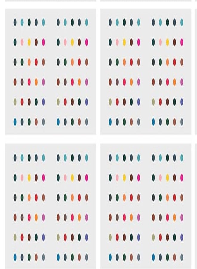 TRIOHOMES Smallest Size Multi Color Plain Classic Bindi for Women - Round Bindi for Girls Ladies Forehead-Size-4mm (Pices-4) - Image 1
