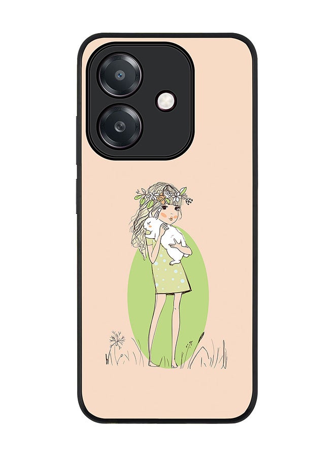 Stylizedd For Oppo A60 5G / A3 5G / A3x 5G Case,Slim fit Camera Protection, Shockproof Thin Phone cover - Bunny Cuddles - Image 1