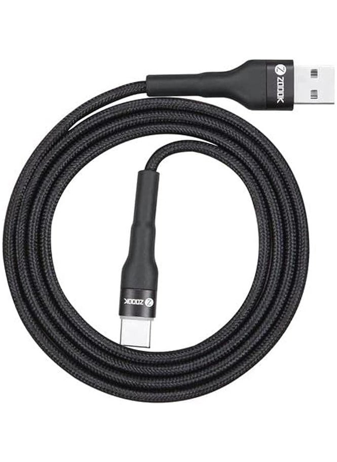 Zoook - ZF-LIGHTUP C - Ultra Fast charging USB to Type C cable with LED Lights, 3A - Image 1