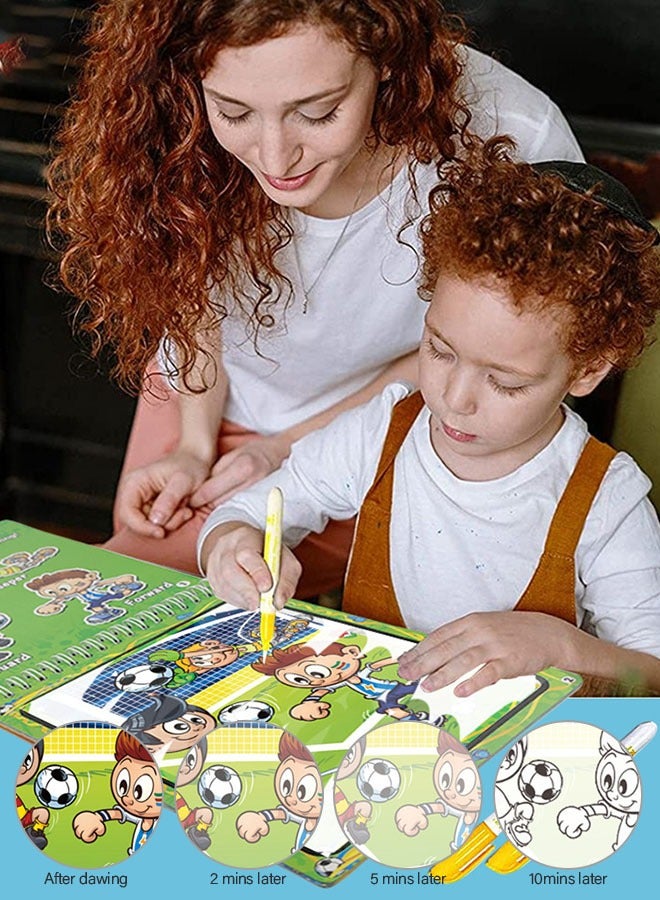 جرويك كتاب خربش الرسم المياه، ألعاب سيارات كرتونية للأطفال، كتاب رسم مائي، ألعاب تعليمية، كتاب مائي سحري - Image 3