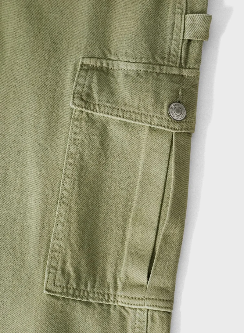 MANGO Youth Straight Cargo Pants