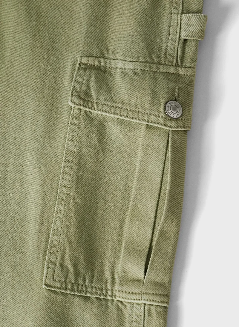 MANGO Youth Straight Cargo Pants