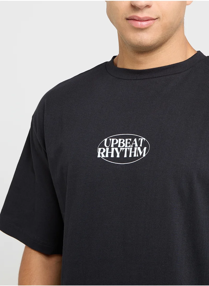 Seventy Five Graphic Oversized T-Shirt