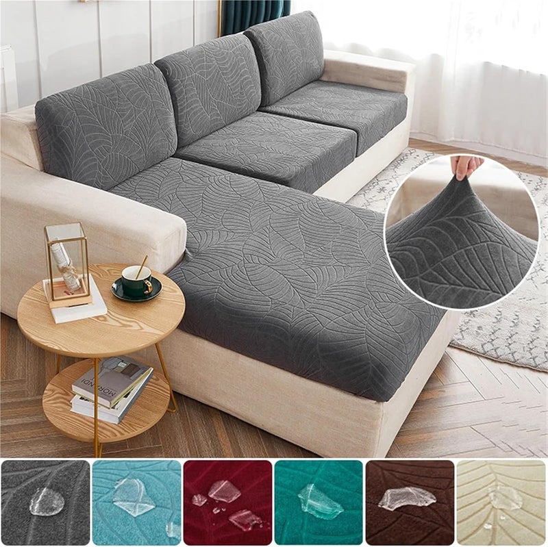Waterproof Sofa Seat Cushion Cover Furniture Protector Washable Removable for Sofa Couch Cushion Covers(Color5,Normal Size (L)-1pc) - Image 2
