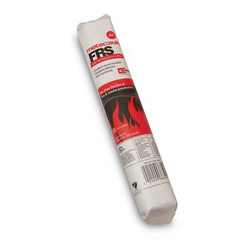 RectorSeal Metacaulk Firestop putty Sticks 66345, Moldable, Non-Curing, Firestop, 18 cu in. - Image 1