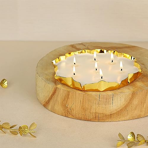 PROSPERRO LUMO by Parkash Candles 7 Wick Scented Bowl Candle || Soy Wax || Vanilla Oudh || Without Premium Box - Image 2