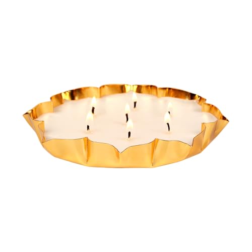 PROSPERRO LUMO by Parkash Candles 7 Wick Scented Bowl Candle || Soy Wax || Vanilla Oudh || Without Premium Box - Image 4