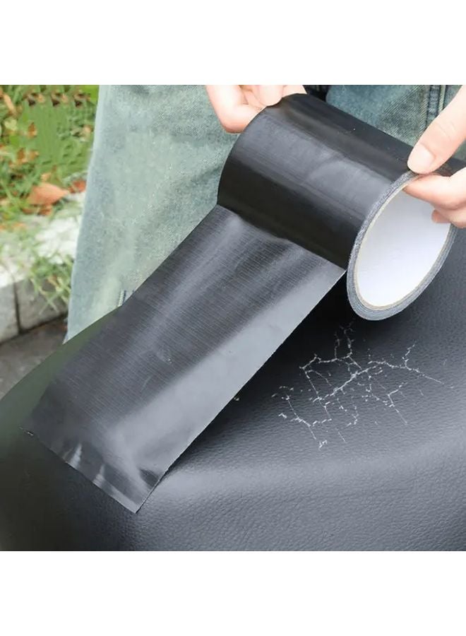 Black Rubber Repair Tape Self Adhesive Waterproof Tear Resistant Size 1.97x393.7 Inch - Image 2