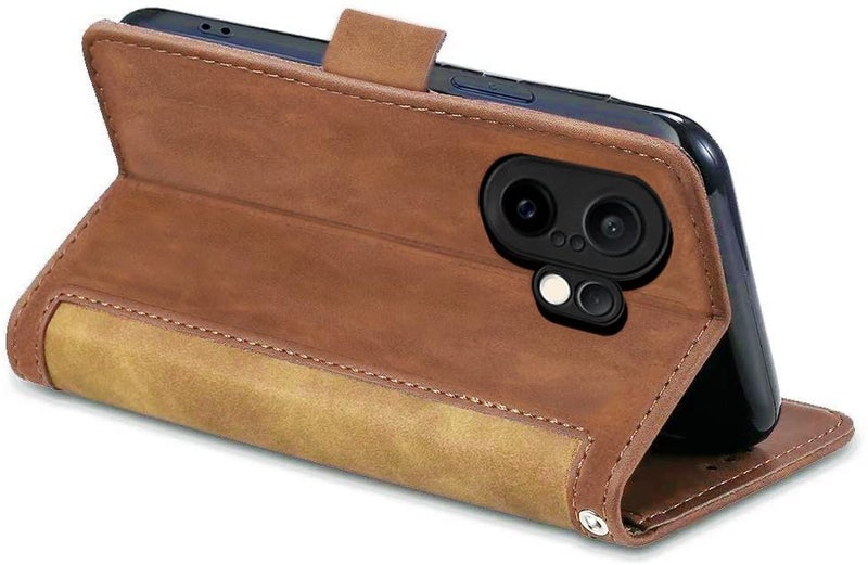 Excelsior Flip Cover for Vivo X200 FE | Premium PU Leather | 360 Degree Protection (Coffee) - Image 4