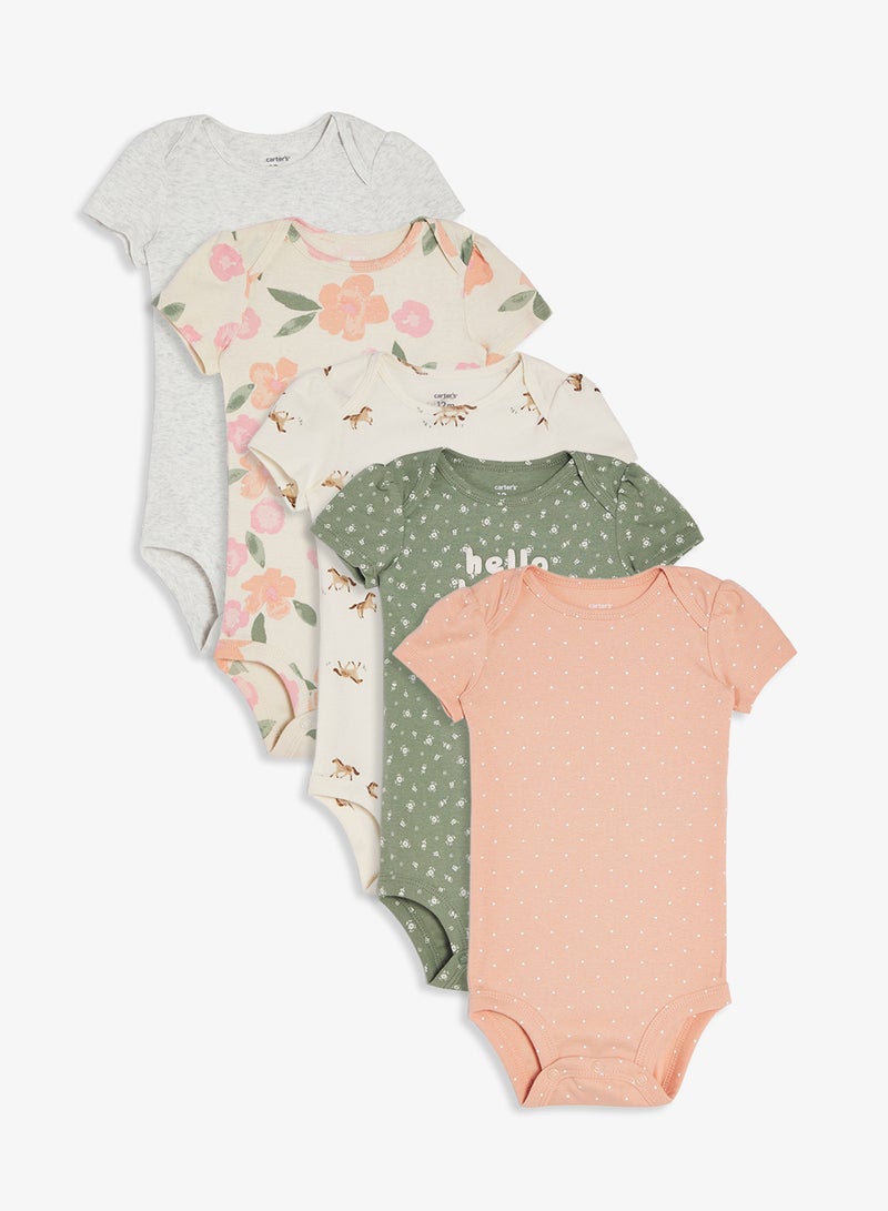 كارترز مجموعة من 5 بودي مطبوع للرضّع - Image 1