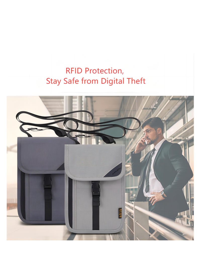 ماركة غير محددة حقيبة خصر للسفر مع حماية RFID، مضادة للسرقة، مقاومة للماء، ومتينة  - Image 5
