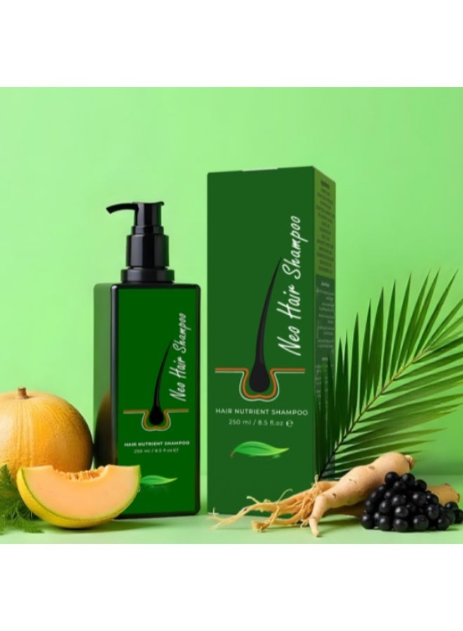 شامبو نيو هير المغذي 250 مل - تركيبة خالية من الكبريتات والبارابين لنمو الشعر وإعادة نموه لجميع أنواع الشعر مع تغذية عميقة للجذور وإصلاحها - Image 1