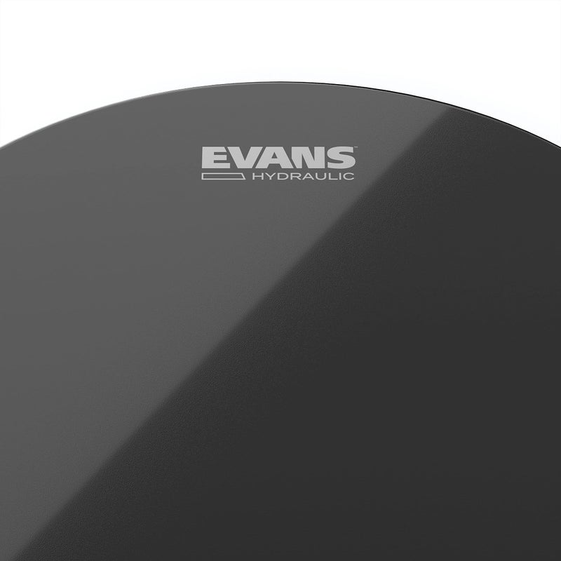 EVANS رؤوس الطبول إيفانز - رأس طبل توم هيدروليكي أسود، 12 بوصة - Image 2