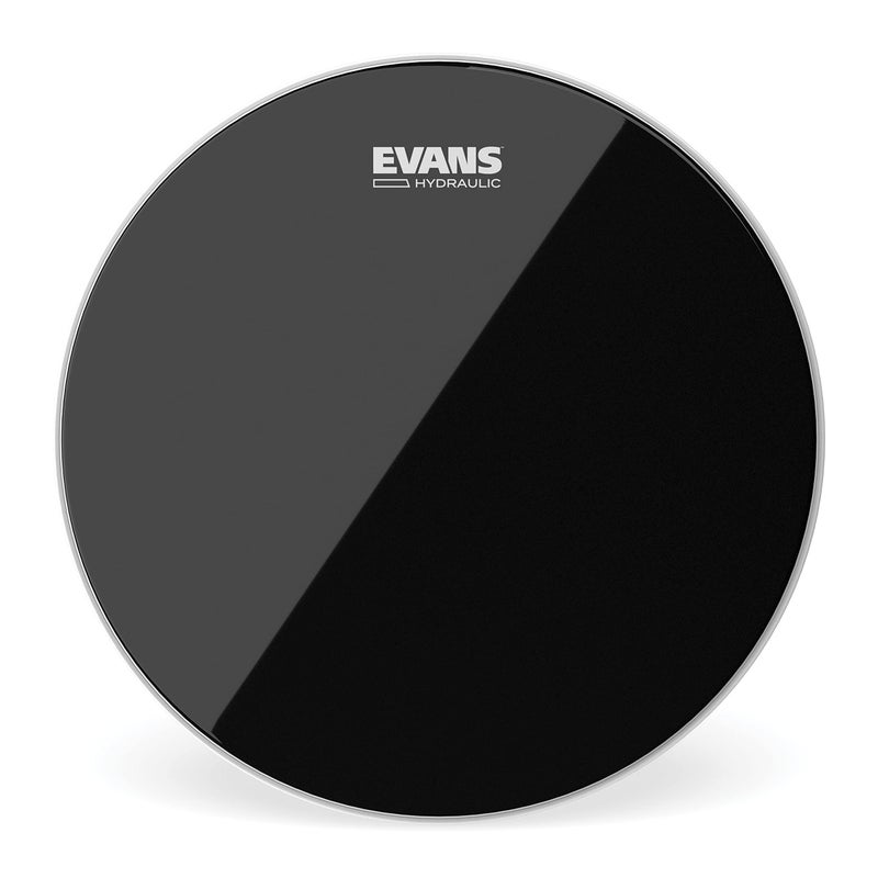 EVANS رؤوس الطبول إيفانز - رأس طبل توم هيدروليكي أسود، 12 بوصة - Image 1