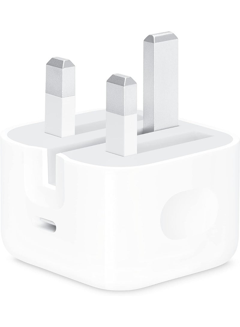 TecV iPhone 20W Fast Charger | USB C Wall Fast Charger Compatible with iPhone 15/14/14 Pro/14 Pro Max/13/12/SE2020/11/XR/XS Max/X/iPad  - Image 1