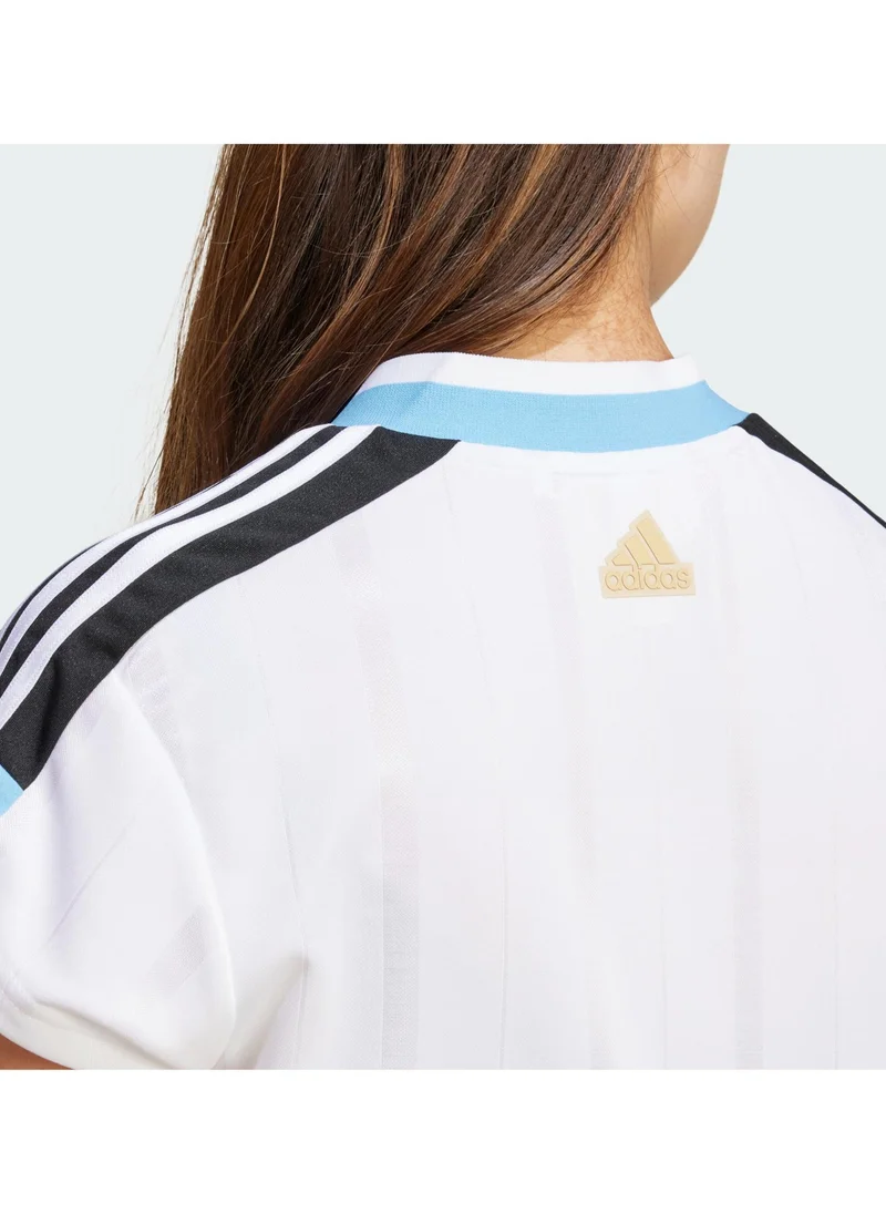 Adidas Tiro 3 Stripe Cropped Jersey