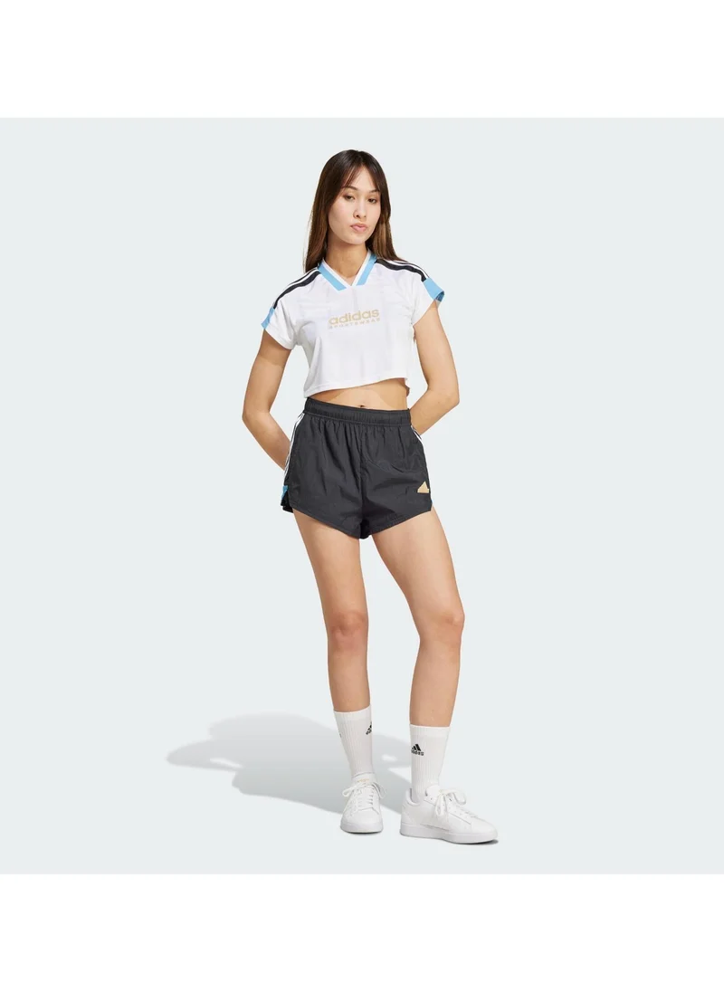Adidas Tiro 3 Stripe Cropped Jersey